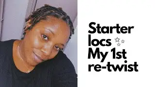 VLOG | My 1st loc re-twist & grocery shopping with Grams