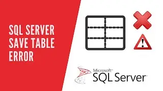 SQL Save Table Error