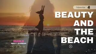 Beauties On The Beach | Horse Riding | Sunset | Swimsuit models