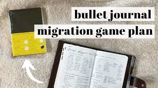 How I migrate into a new journal ~ My 2020 mid year bullet journal setup preparation (part 1)