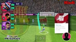 Ferran torres in match day 🔥| Match day using Barcelona PES 2021 | Match day Pes 2021