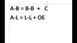 Reorganising Equations