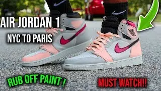 Removing The Paint Off My Air Jordan 1 NYC TO Paris