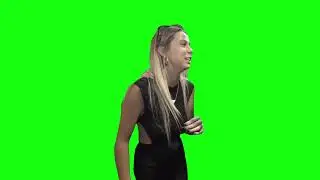 Hawk Tuah meme Green Screen