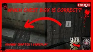 How to find and use the correct chest box in granny 1 #mobilemadnessgaming #grannychapter1gameplay