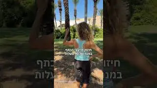 תרגילים לחיזוק מייצבי השכמות והורדת כאבים בכתף - בדרגות קושי שונות