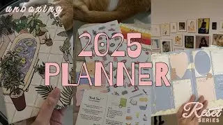 new year reset, unboxing DYL planner for 2025 🎀📸