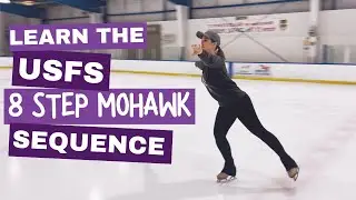 Learn The 8 Step Mohawk Sequence - From USFS Skating Skills Tests