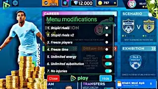 Dream league Soccer v11.230 Mod Menu 2024 | DLS Mod Menu 11.230 Get Unlimited Coins & Gems 2024