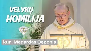 2025-04-20 Kunigo kun. Medardo Čeponio Velykų homilija