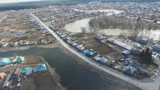 Сузун с высоты. Полет в районе улицы Островского! 19,04,2019,