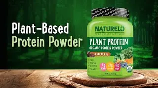 NATURELO Vegan Protein Powder, Chocolate