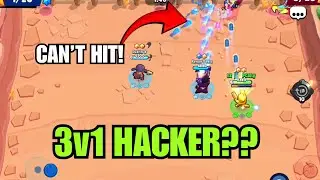 I Hunted Down a HACKER in Brawl Stars | 1v1 & 3v1 Hacker!!