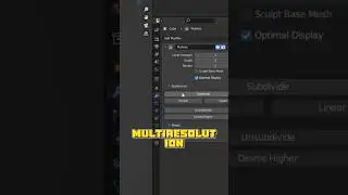 Start Sculpting with Multires Modifier in Blender 3D #b3d #blender3d #blendertutorial