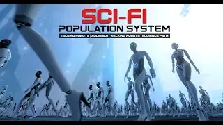 Sci-Fi Population System -  New Asset