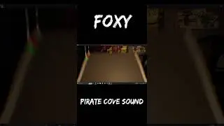 FNAF ON UNREAL ENGINE 5| FOXY PITATE COVE SOUND #shorts #fnaf #fnaffangame