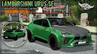 🤩🔥Lamborghini URUS SE Mansory Kit Edition Ca4 Mod for Bussid v4.3.1 | Download Now
