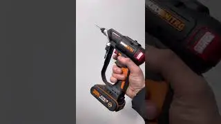 Аккумуляторный шуруповерт Worx с револьверным механизмом смены оснастки 😎👍 