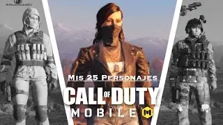 Call of Duty: Mobile | I show you my characters | 25 characters
