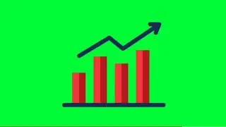 Graph chart green screen animations effects free Footage. Graph chart chroma key animation effect♏