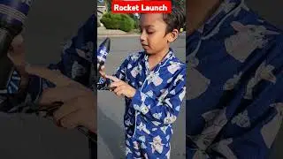 Ishan' First Rocket Launch today