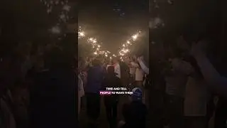 Tips for planning a Sparkler Exit on your wedding day!