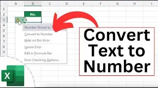 How to Convert Text to Number in Excel (Three Ways)