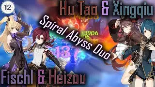 Genshin Impact 2.8 Spiral Abyss Floor 12 - Duo Heizou & Hu Tao (9 Stars)