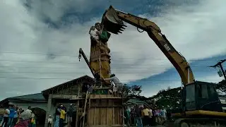 Installing the second largest statue of St. Joseph in Mindanao