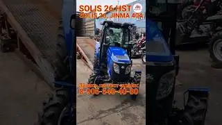 Минитракторы Jinma 404, Solis26 и Solis 26 HST уезжают к своим новым хозяевам.