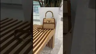 Сумочка от итальянской фабрики Pratesi из натуральной кожи и рафии🔥 #итальянскиесумки #bag #fashion