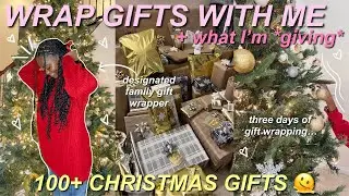 Wrap Christmas Gifts w/ Me + What I’m Giving for Christmas 2023 (100+ gifts 😭)