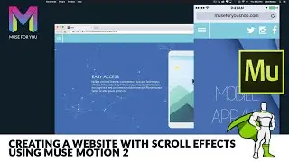 Creating a Website with Scroll Effects using Muse Motion 2 | GSAP | Adobe Muse | Muse For You