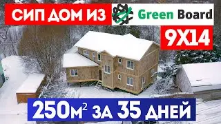 250 m² Green Board SIP Panel House in 35 DAYS. Country house from Build Your Own House.