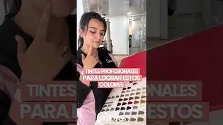 TINTES PROFESIONALES PARA LOGRAR ESTOS COLOREA🎨🙋‍♀️🤩