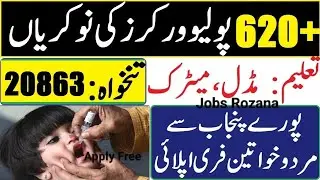 Polio Eradication Program Jobs 2023 - Latest Polio Workers Jobs 2023 - Apply Free