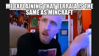 Terraria is the same as minecraft (Meme)