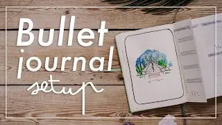 BULLET JOURNAL Setup | Plan with me | Watercolour | July 2020