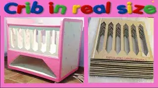 Crib in real size diy