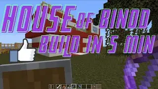BINOD KA GHAR (minecraft)MAKE IN 5 MIN||BY ONLY GAMING