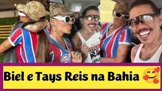 Biel e Tays Reis na Bahia 🥰
