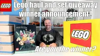 Lego Flower Bouquet giveaway winner selection. Are you a winner?