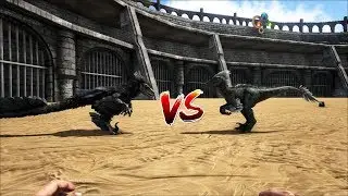 Raptor lvl 100 VS Deinonychus lvl 100 | ARK survival EVOLVED 2020