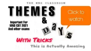 DAYS AND THEMES | Tricks for Complete days and themes