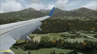 FSX HD 1080p - Landing Dangerous Innsbruck, as REAL as it gets! i7 2600k, GTX 560ti
