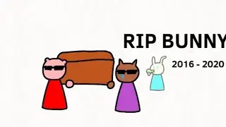 Coffin dance meme // Roblox piggy alpha & bunny's funeral // #flipaclip