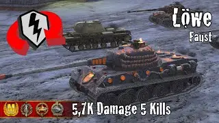 Löwe  |  5,7K Damage 5 Kills  |  WoT Blitz Replays