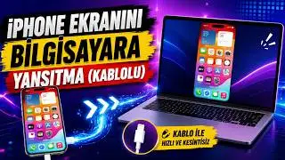 İPHONE EKRANINI BİLGİSAYARA YANSITMA KABLOLU (ÜCRETSİZ)