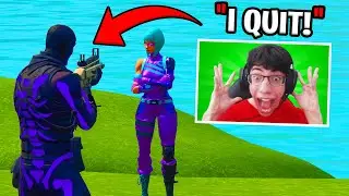 I Stream Sniped Until He Rage Quit... (hilarious)