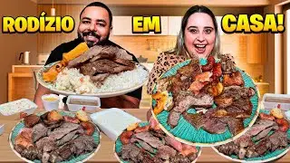 RODÍZIO DE CHURRASCO EM CASA | CASAL NASCIMENTO